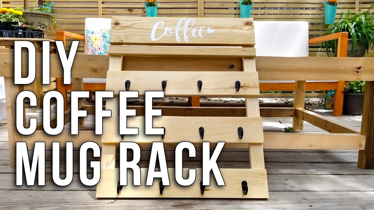 DIY Coffee Mug Rack build