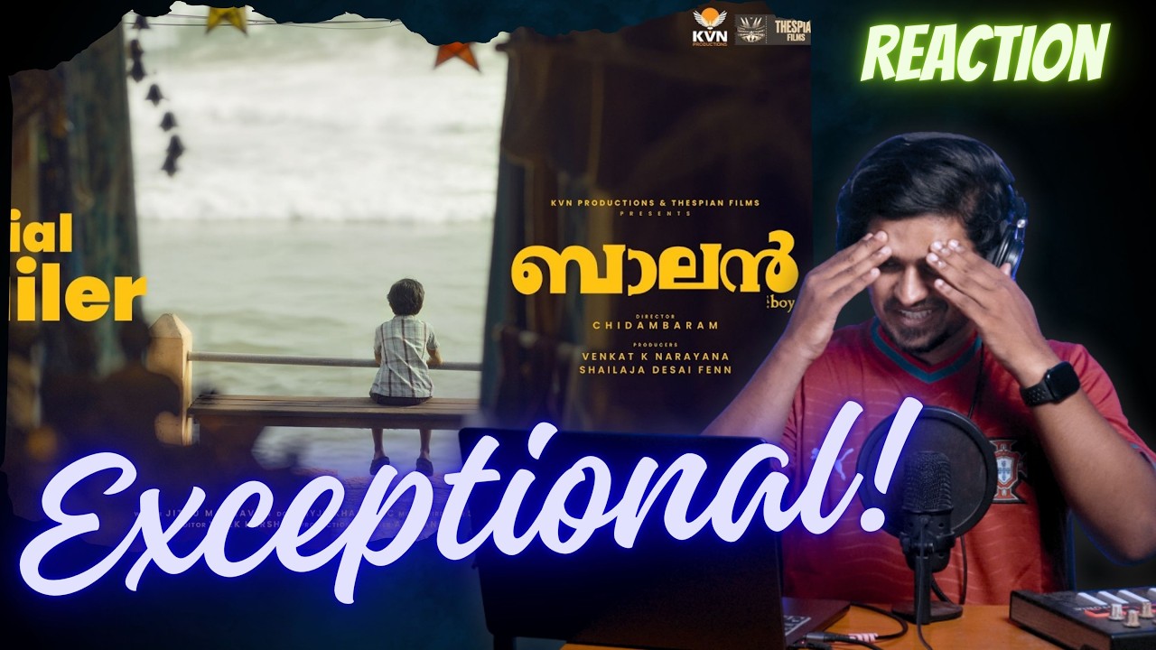 Balan Trailer Reaction - WHAT A TRAILER! 🤯 | Chidambaram | Sushin Shyam