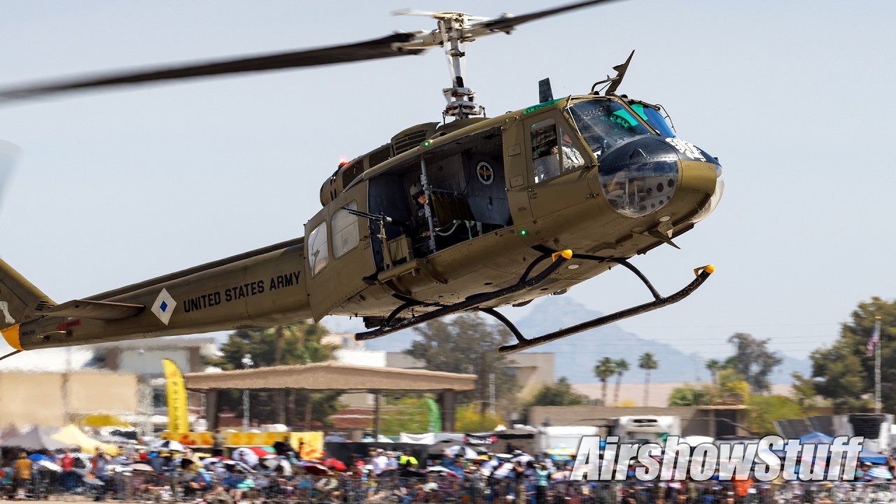 From the Pyro Field + Cockpit Footage!  Vietnam War Helos - Luke AFB Days Airshow 2026