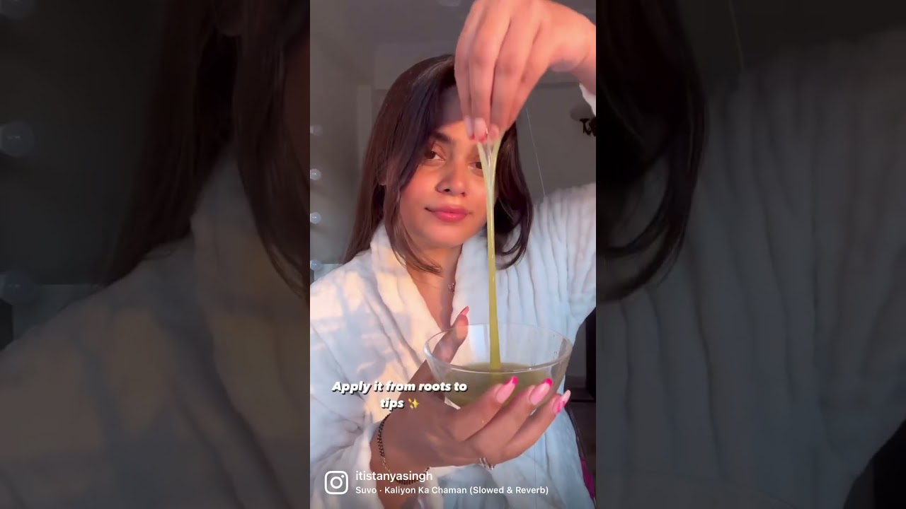 DIY|Hair mask for smooth hair ✨#shorts #hair #haircare #longhair