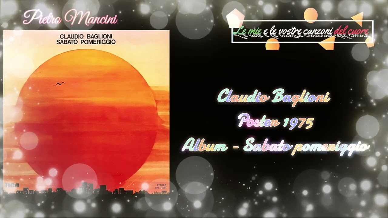 Claudio Baglioni - Poster 1975