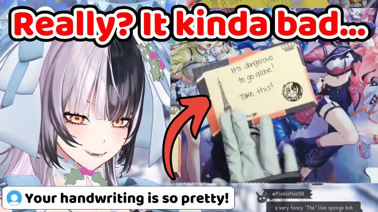 Shiori's IRL Handwriting is so neat and pretty~ (Hololive)