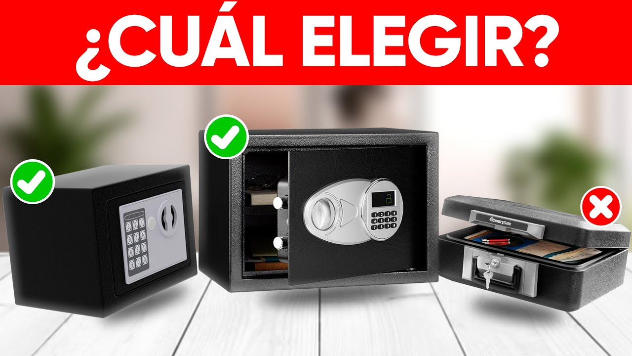 Las Mejores CAJAS FUERTES [2025] ✅ | Cajas de Seguridad Portátiles Baratas y de Alta Calidad