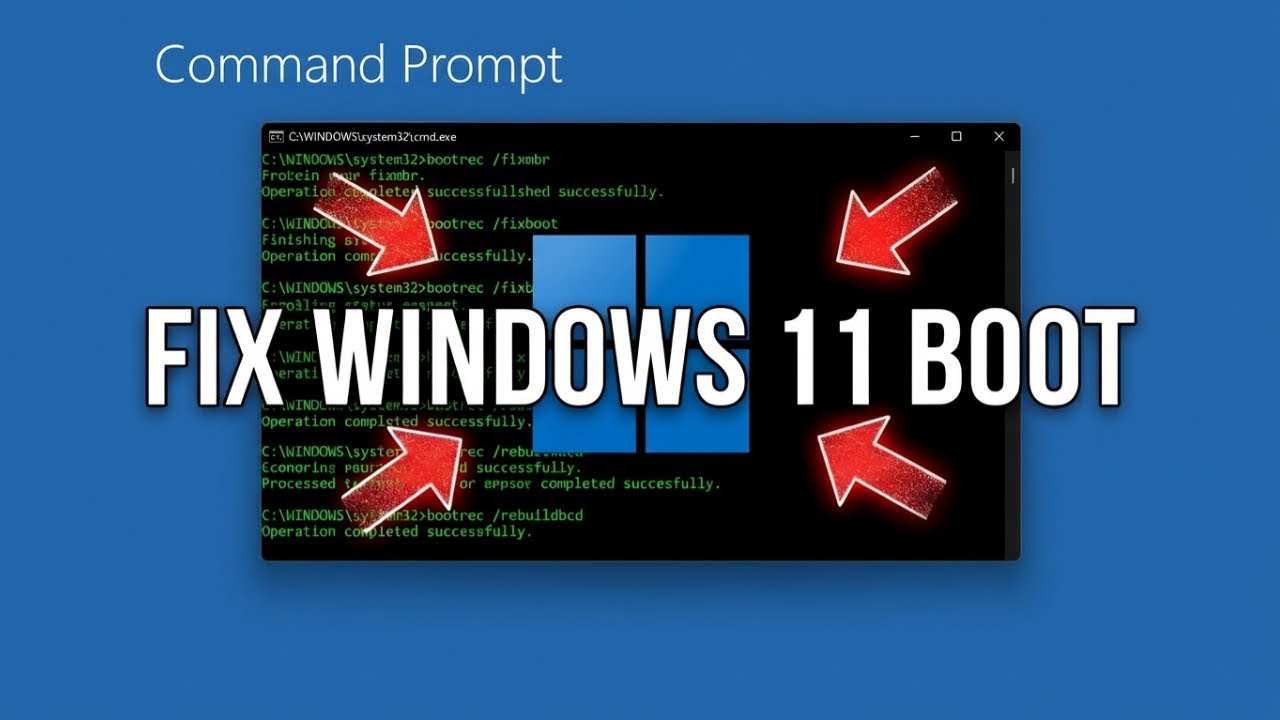 How To Repair Windows 11 Using Command Prompt (Startup Issue Fixed)
