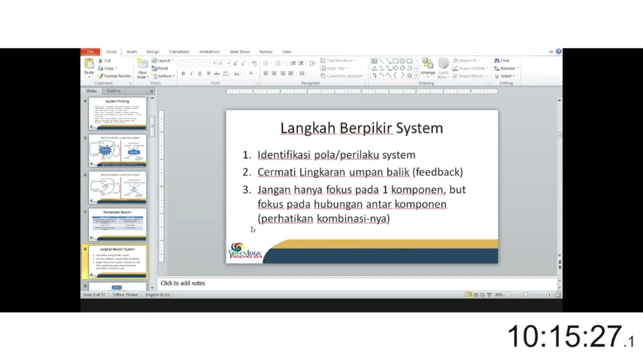 MATERI SISTEM DINAMIK & BELAJAR SOFTWARE POWERSIM  TOOLS MODEL DINAMIK & SIMULASI KEBIJAKAN  Part 31