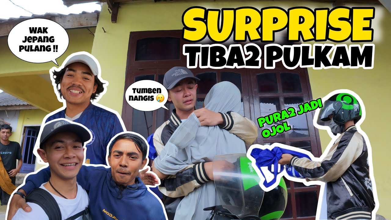 SEMUA TERKEJUT & TEHARU !! PULANG KE INDONESIA DIEM DIEM, AKU NYAMAR JADI OJOL🤣