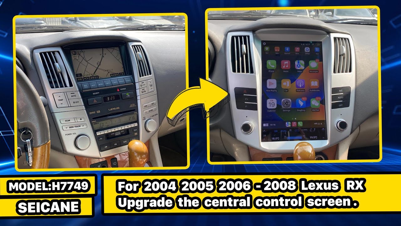 Carplay Upgrade Unleashed! Transform Your 2004-2008 Lexus RX with Our 12.1