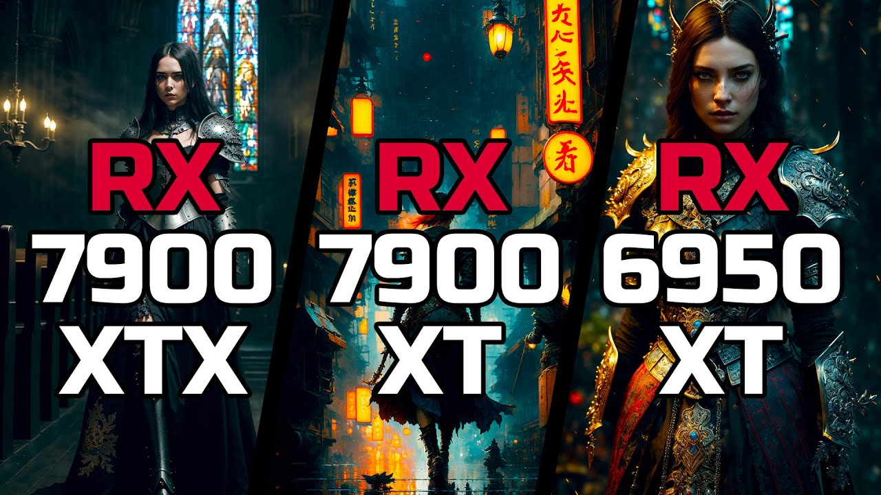 RX 7900 XTX vs RX 7900 XT vs RX 6950 XT - Test in 12 Games
