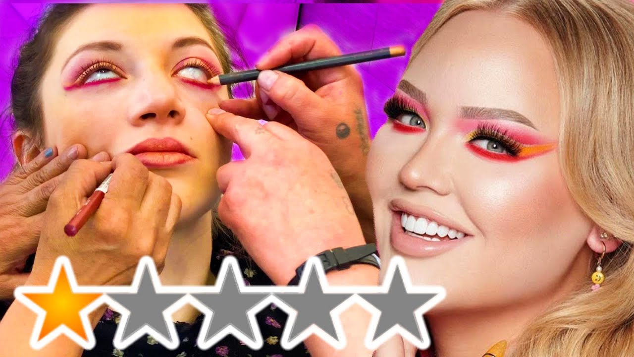 ХУДШИЕ ВИЗАЖИСТЫ СРАЖАЮТСЯ ЗА МОЕ ЛИЦО FT @nikkietutorials