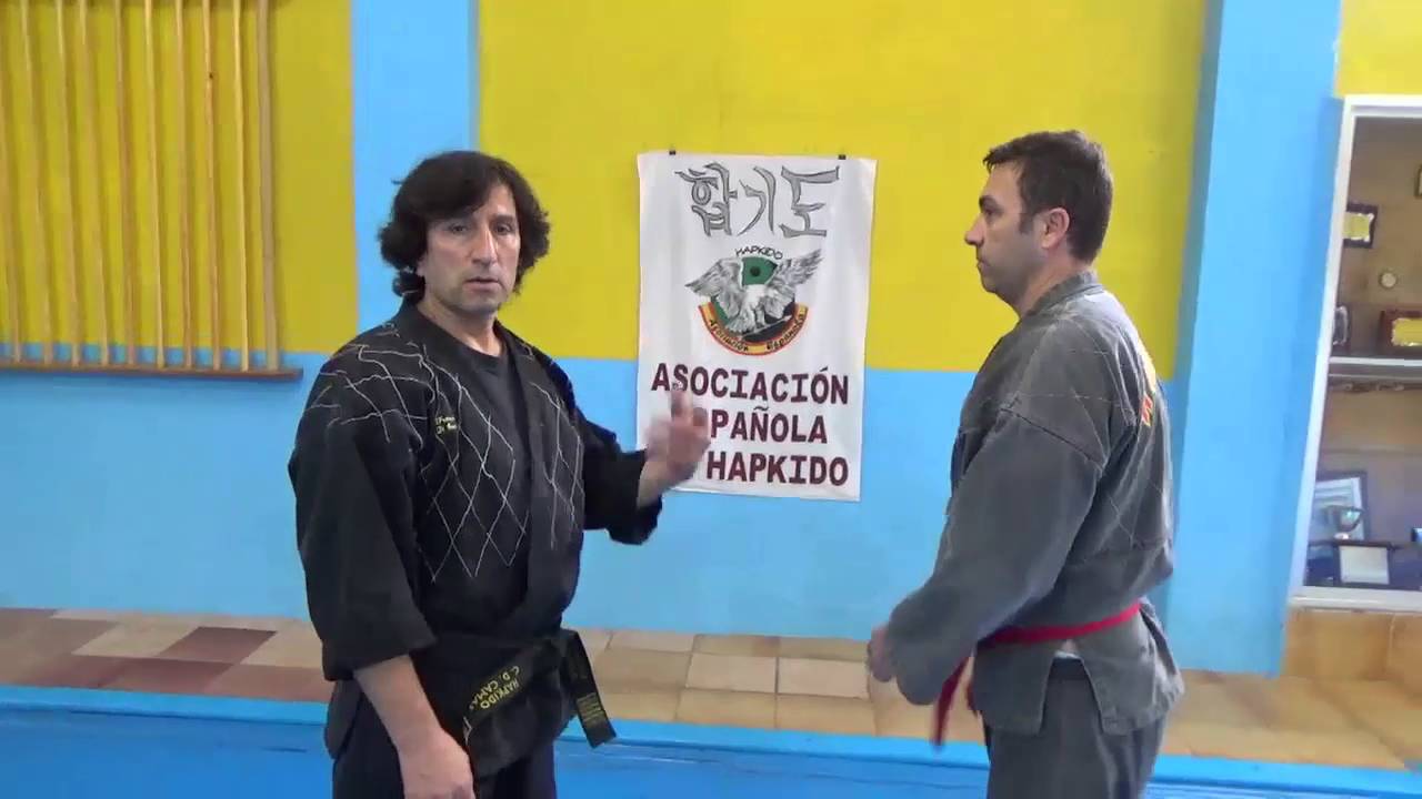 DEFENDERSE DE UN EMPUJÓN FRONTAL, 1ª LUXACIÓN, HAPKIDO 2016