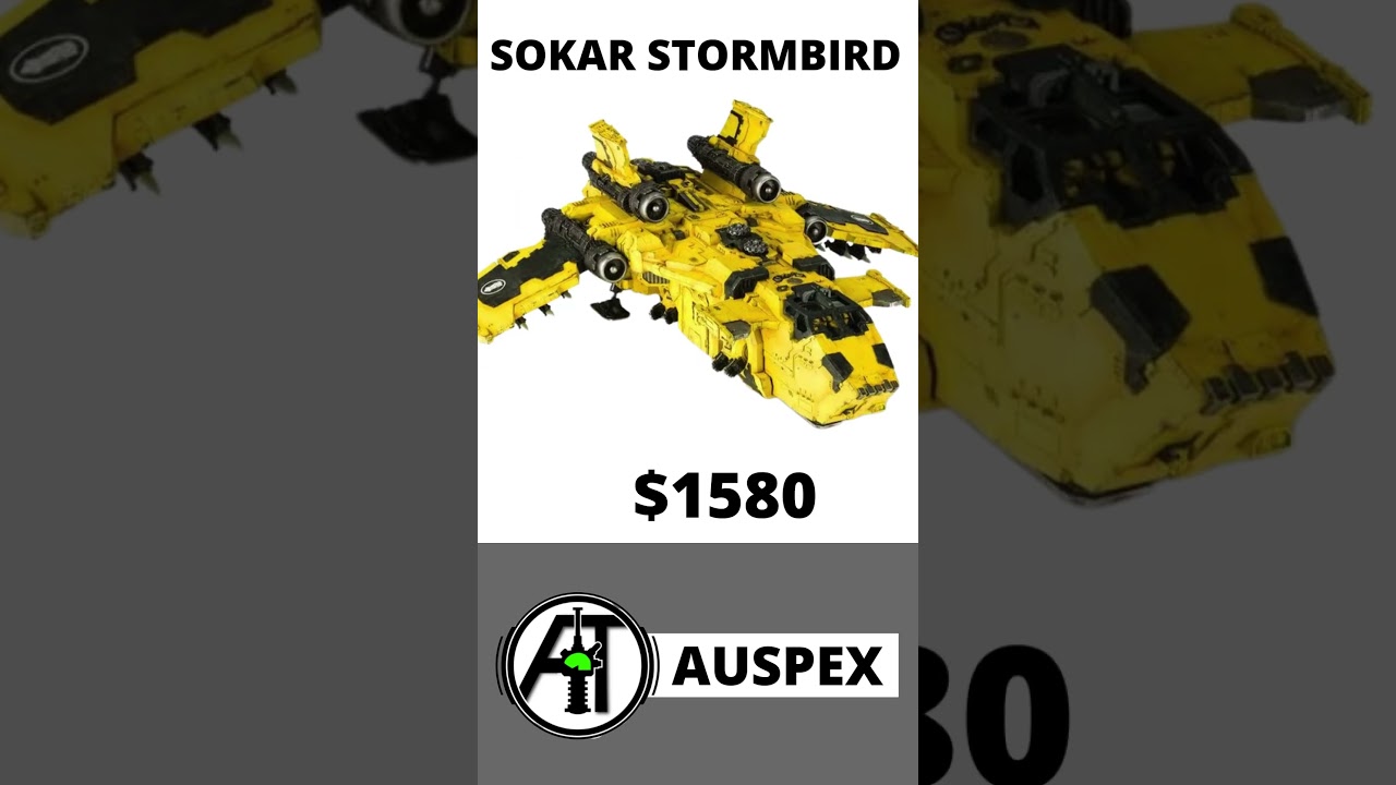 Top Five MOST EXPENSIVE Models in Warhammer 40K