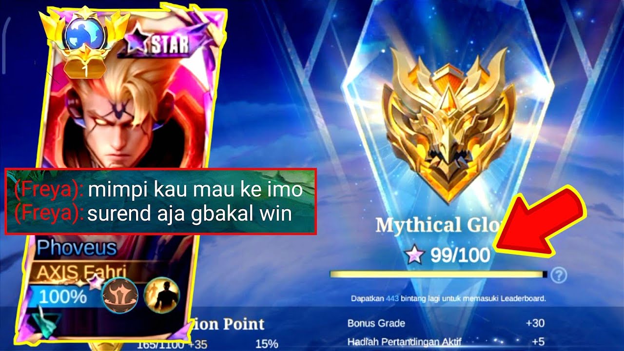 SOLO RANK PHOVEUS DETIK² MENUJU IMMORTAL! NABRAK PENJOKI SKILL DEWA TIM KU DIBANTAI HABIS²AN😭 NO CUT