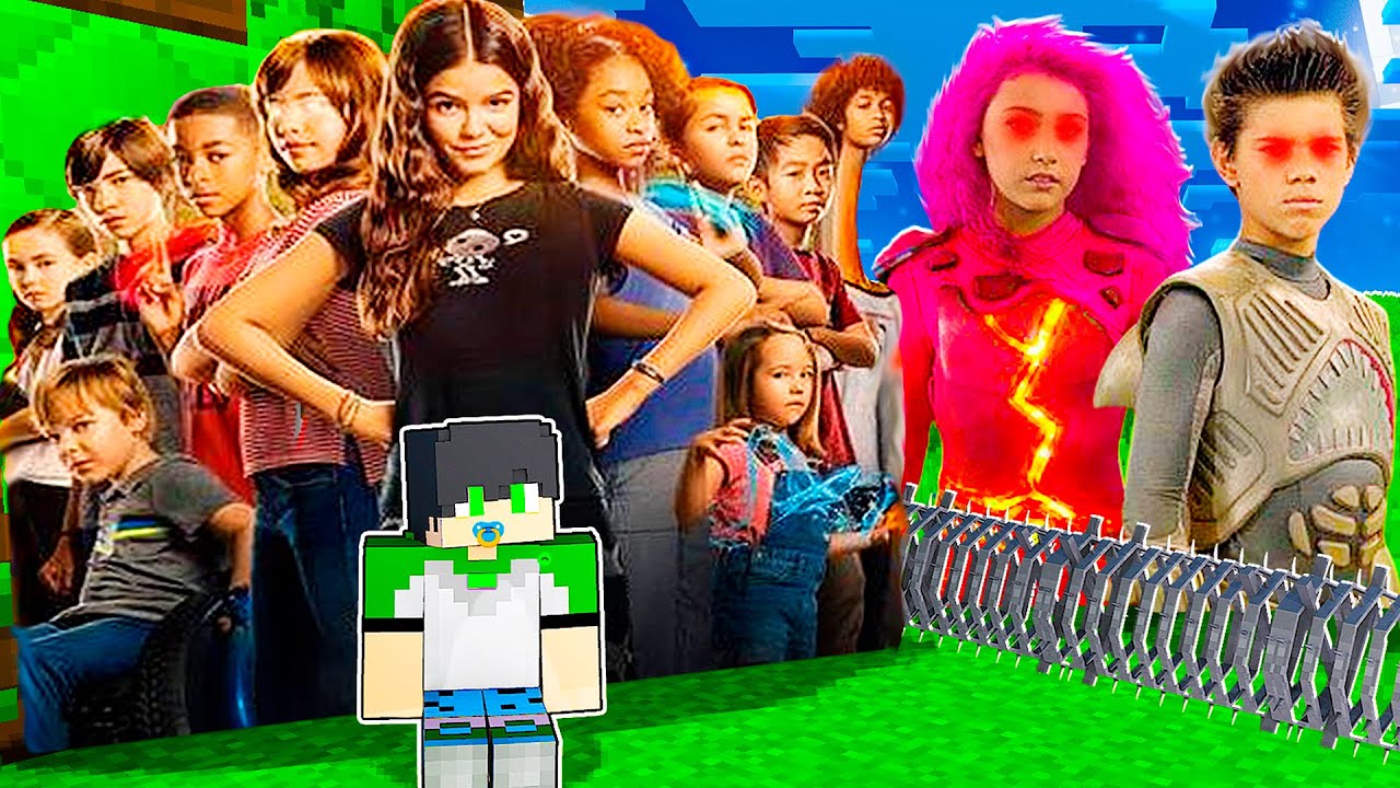 PEQUENOS GRANDES HERÓIS PROTEGE BEBÊ DE UM APOCALIPSE DE SHARKBOY E LAVAGIRL NO MINECRAFT!