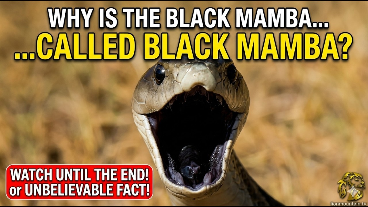 Why is the Black Mamba called the BLACK MAMBA?