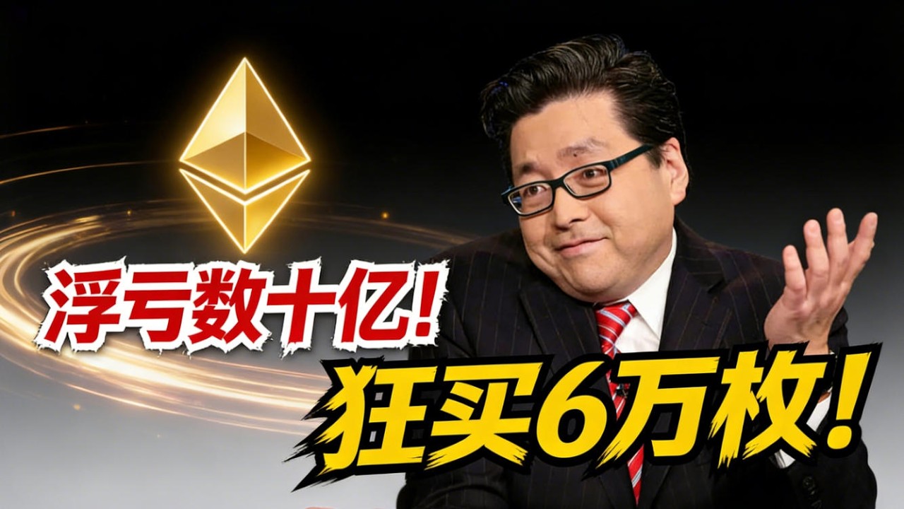 炸裂！Tom Lee的BitMine浮亏数十亿仍狂买6万枚ETH！总持仓459万枚，释放什么惊天信号？