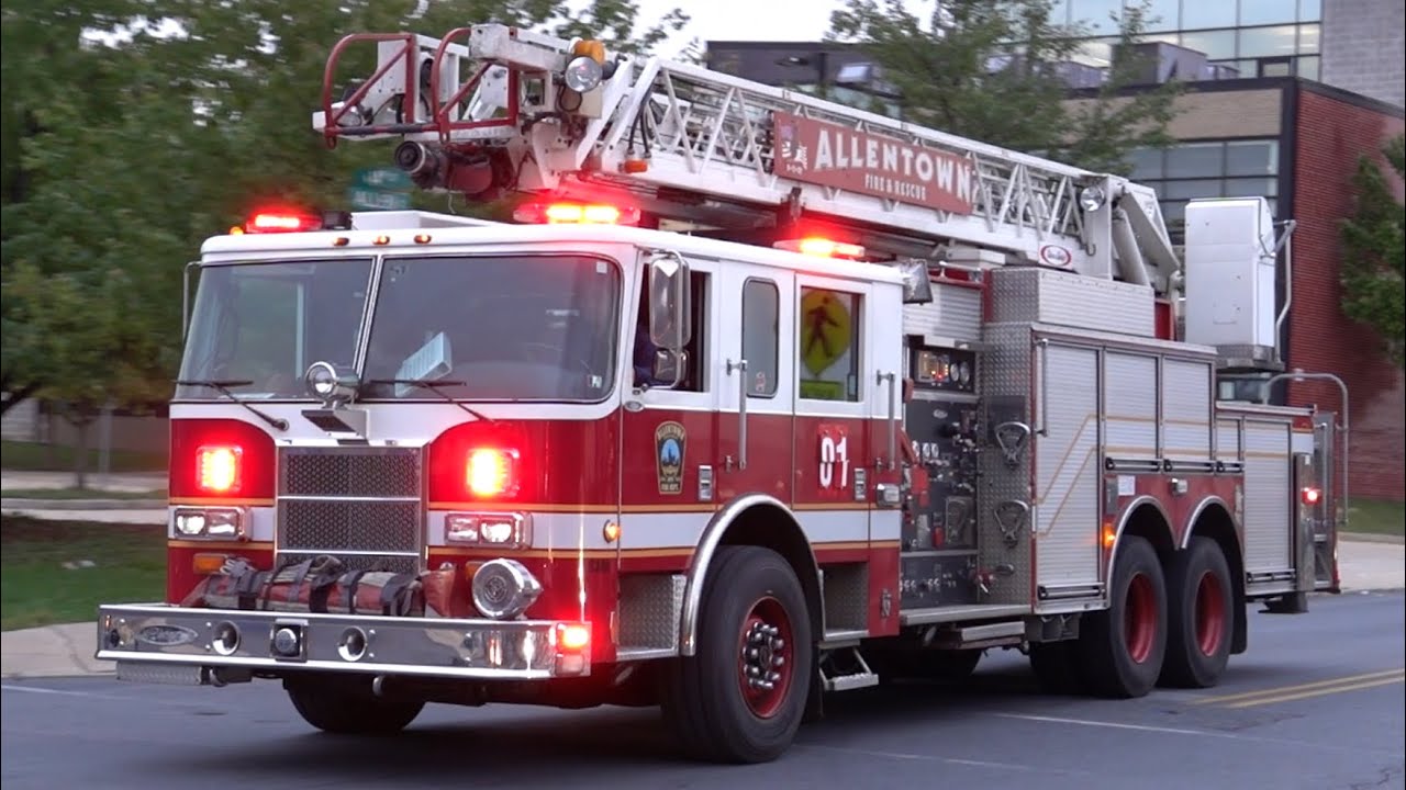 Allentown Fire Department Spare Truck 1 Responding 10/2/24