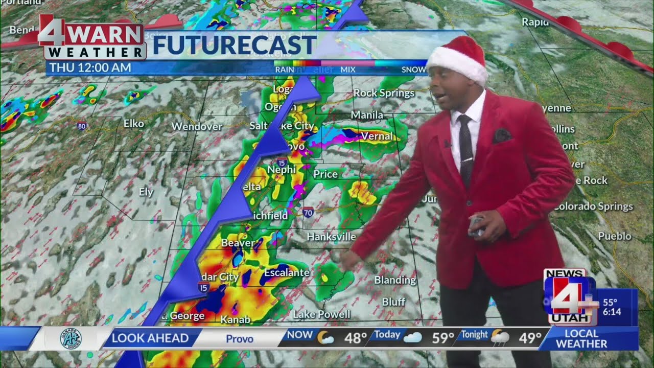 Valley rain and high elevation mountain snow likely heading into Christmas