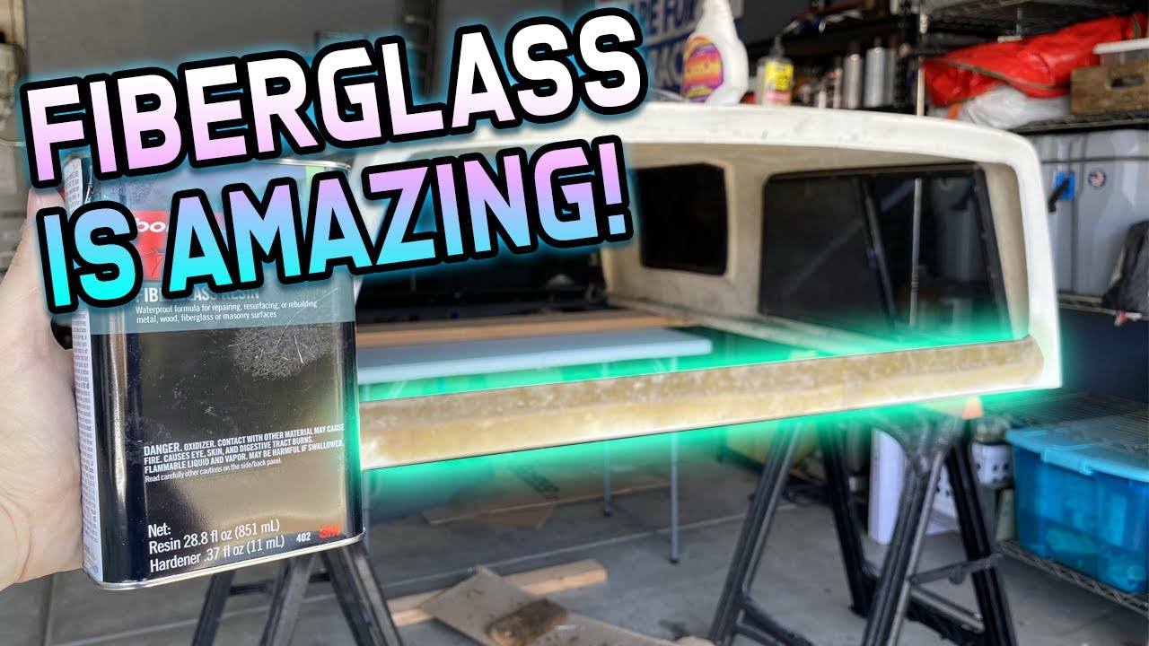 I Made a Fiberglass Part From Scratch (Custom Toyota Camper Shell Build)