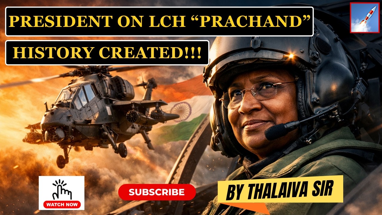 History Created! President Droupadi Murmu’s First Sortie in LCH Prachand | Indian Defence Power