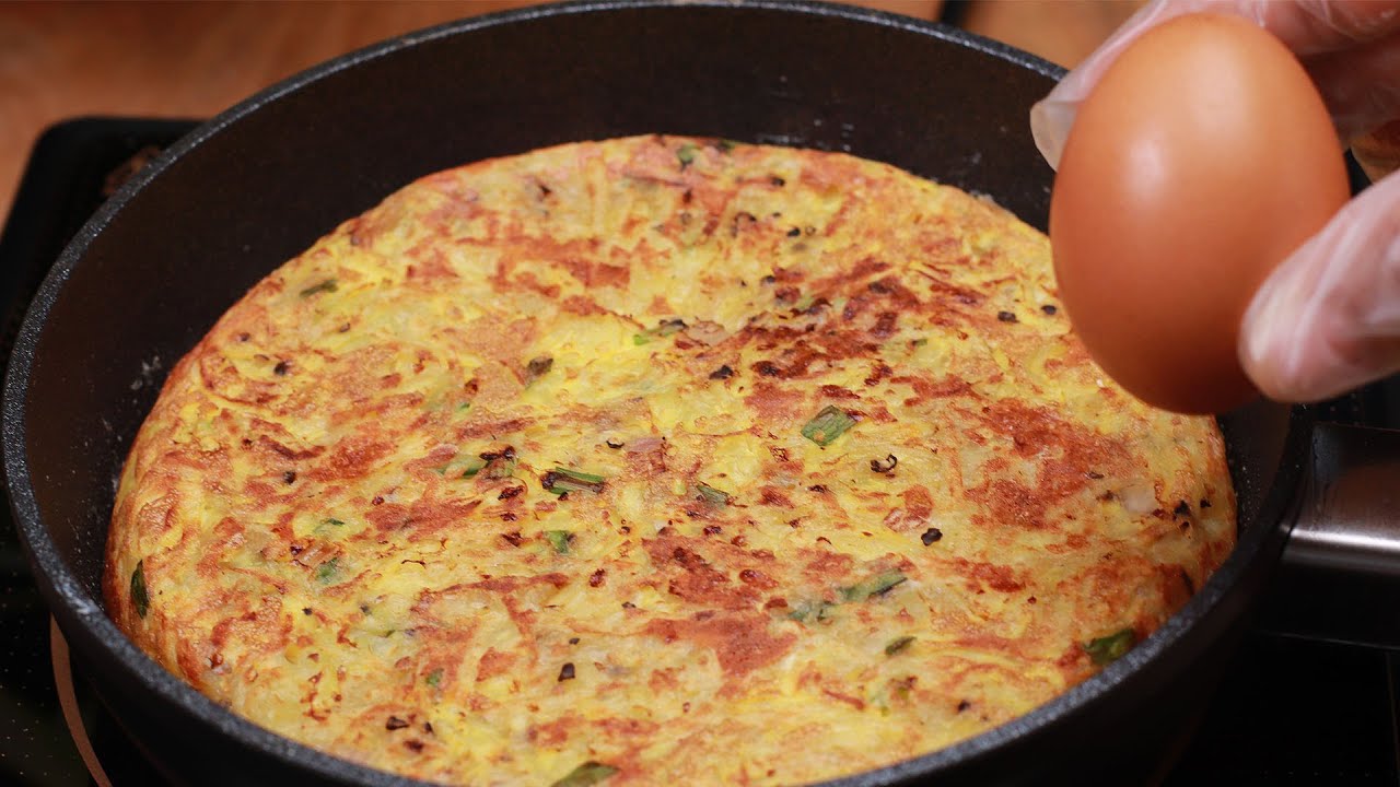 Cách làm bánh Khoai Tây Phô Mai nướng chảo siêu nhanh I cheese potato cake