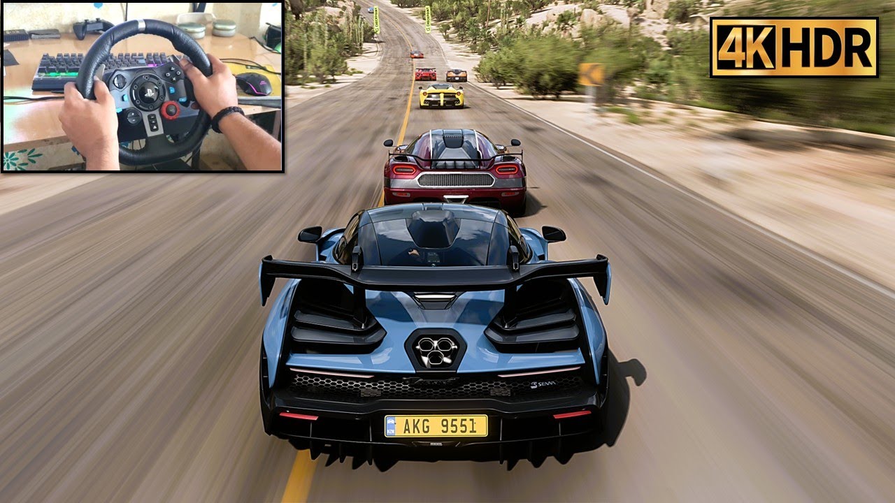 MCLAREN SEENA vs SUPERCARS! 🏁Forza Horizon 5 | (Logitech G29 Steering Wheel)