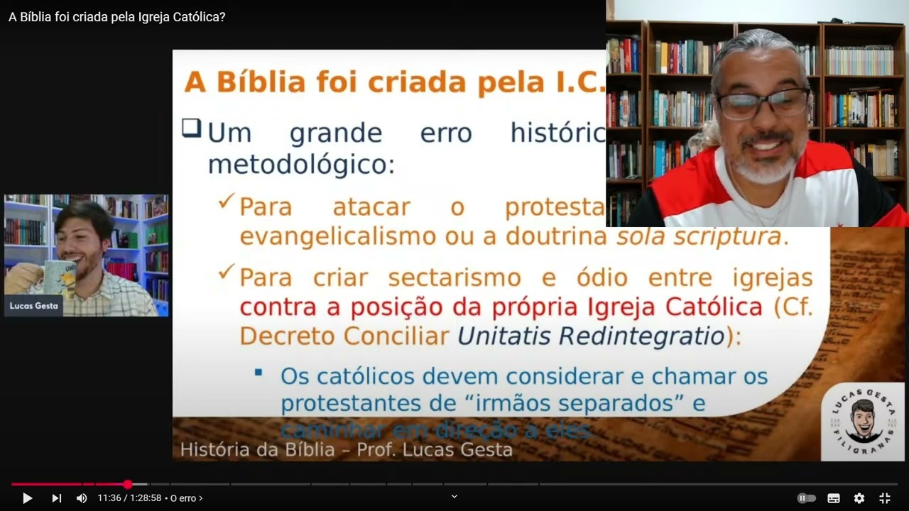 A Igreja Católica criou a ''Bíblia