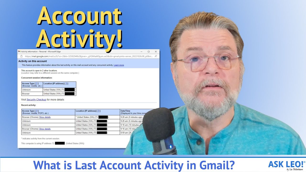What is Last Account Activity in Gmail?
