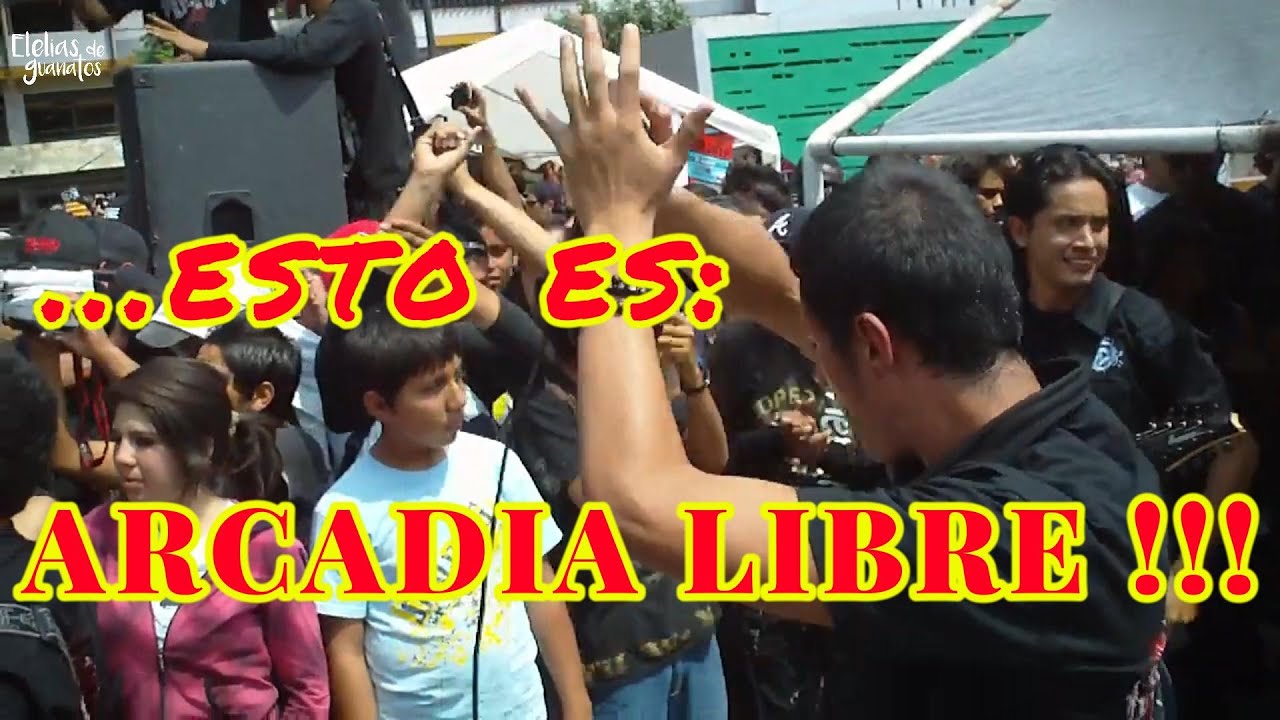 ARCADIA LIBRE en un sabadito soleado en el Pinche Cultural (no somos iguales)