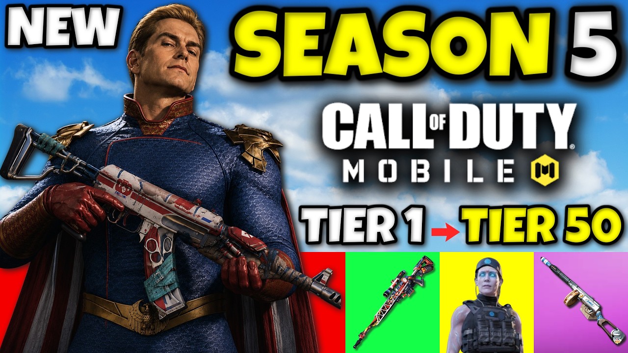 *НОВЫЙ* БОЕВОЙ ПРОПУСК 5 СЕЗОНА ПРОКАЧАН ДО МАКСИМУМА в COD MOBILE 🤯