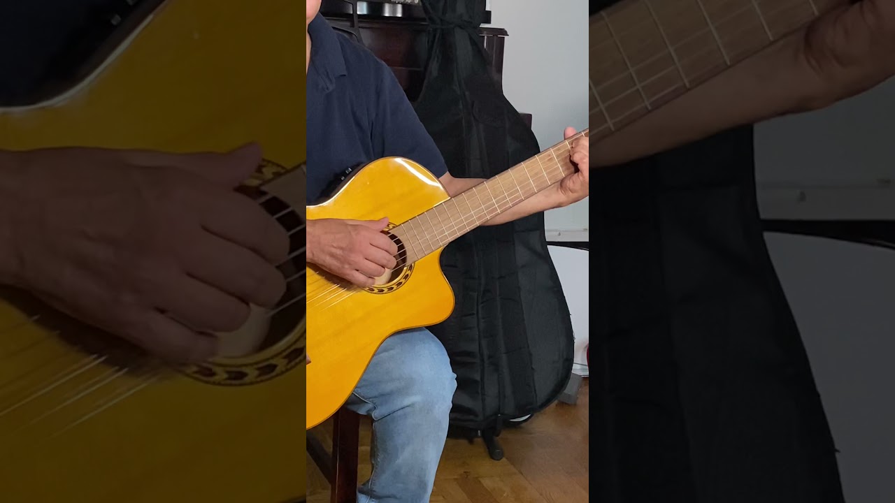 como tocar la canción guitarra suena más bajo de Nicolas Divari en la guitarra