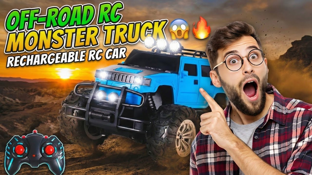 Off-Road Monster Truck Unboxing Under ₹1299