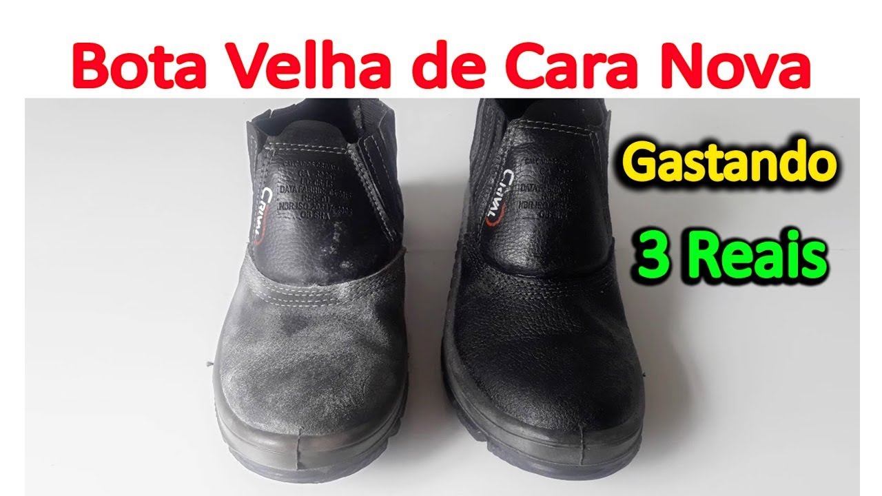 Deixe sua Bota Velha como Nova com apenas 3 Reais