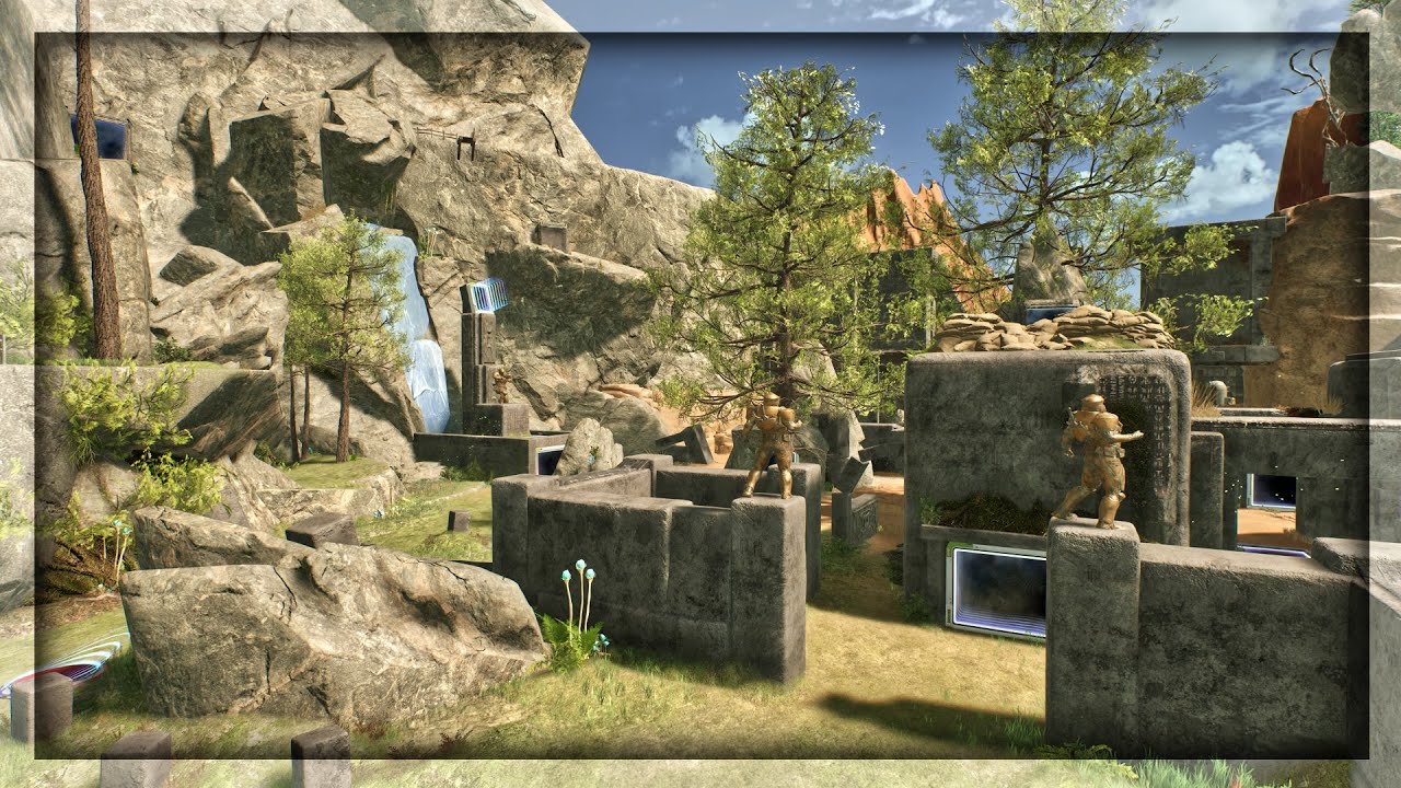 Прекрасная пользовательская карта для Fractured Arena! (Fractured Falls 2.0)