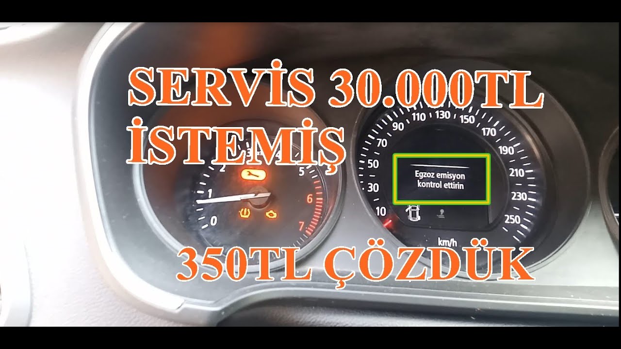 Megane 4 Enjeksiyonu, Egzoz Emisyonu, ESC Kontrol Ettirin Arızası Tamirini Yaptık