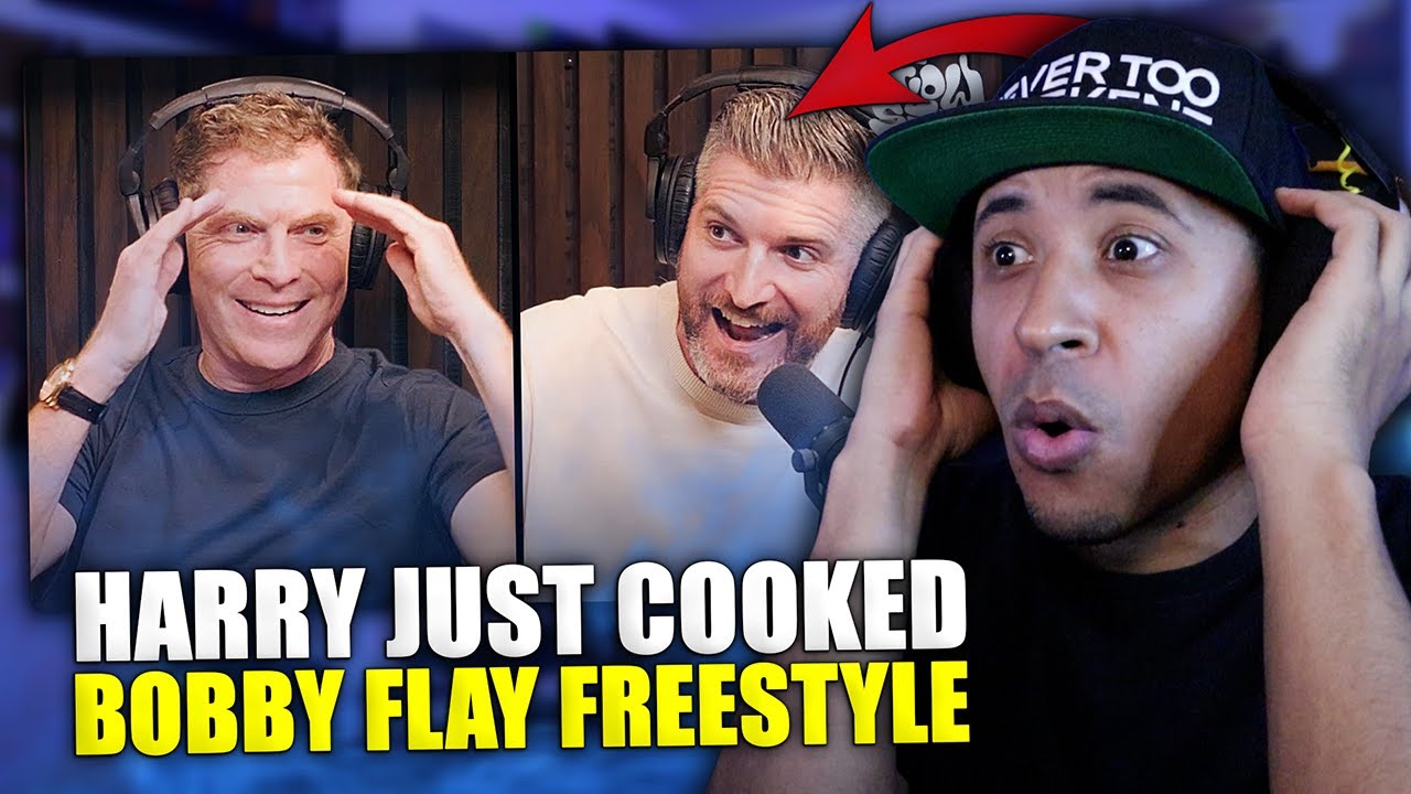 Harry Mack Cooking Up a Freestyle with Bobby Flay (Reaction)