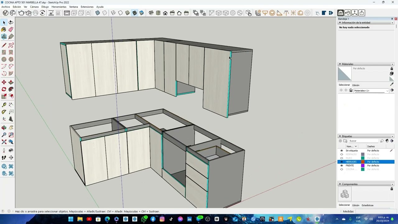 Diseño de Cocina Integral con Sketchup