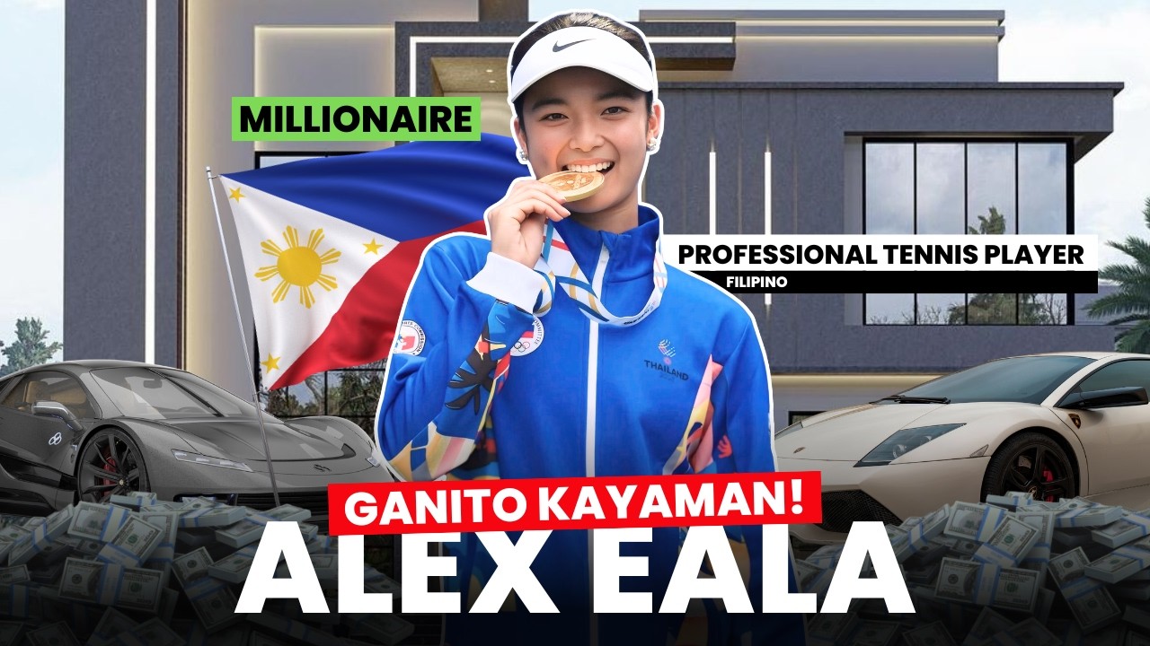 Ganito Kayaman si Alex Eala│Ang  Pinakamagaling na Filipina Tennis Player (P100M PRIZE MONEY?)