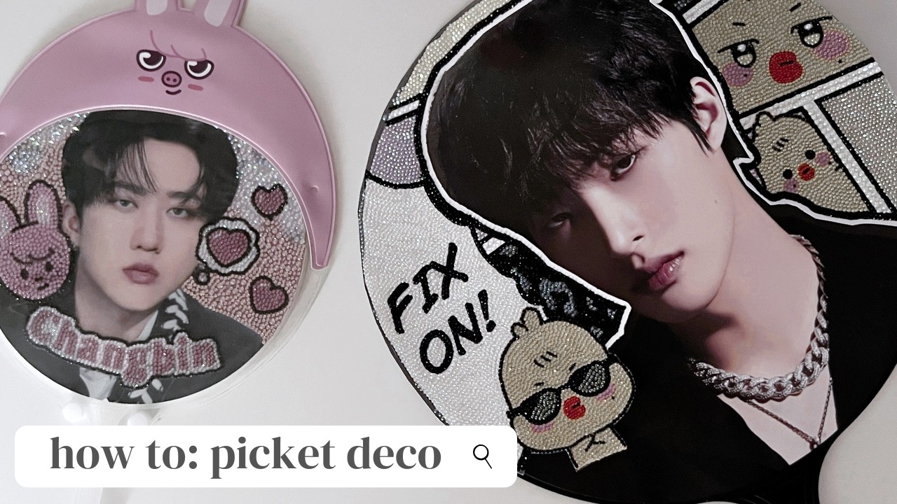 how to decorate a kpop picket! ✨💕 