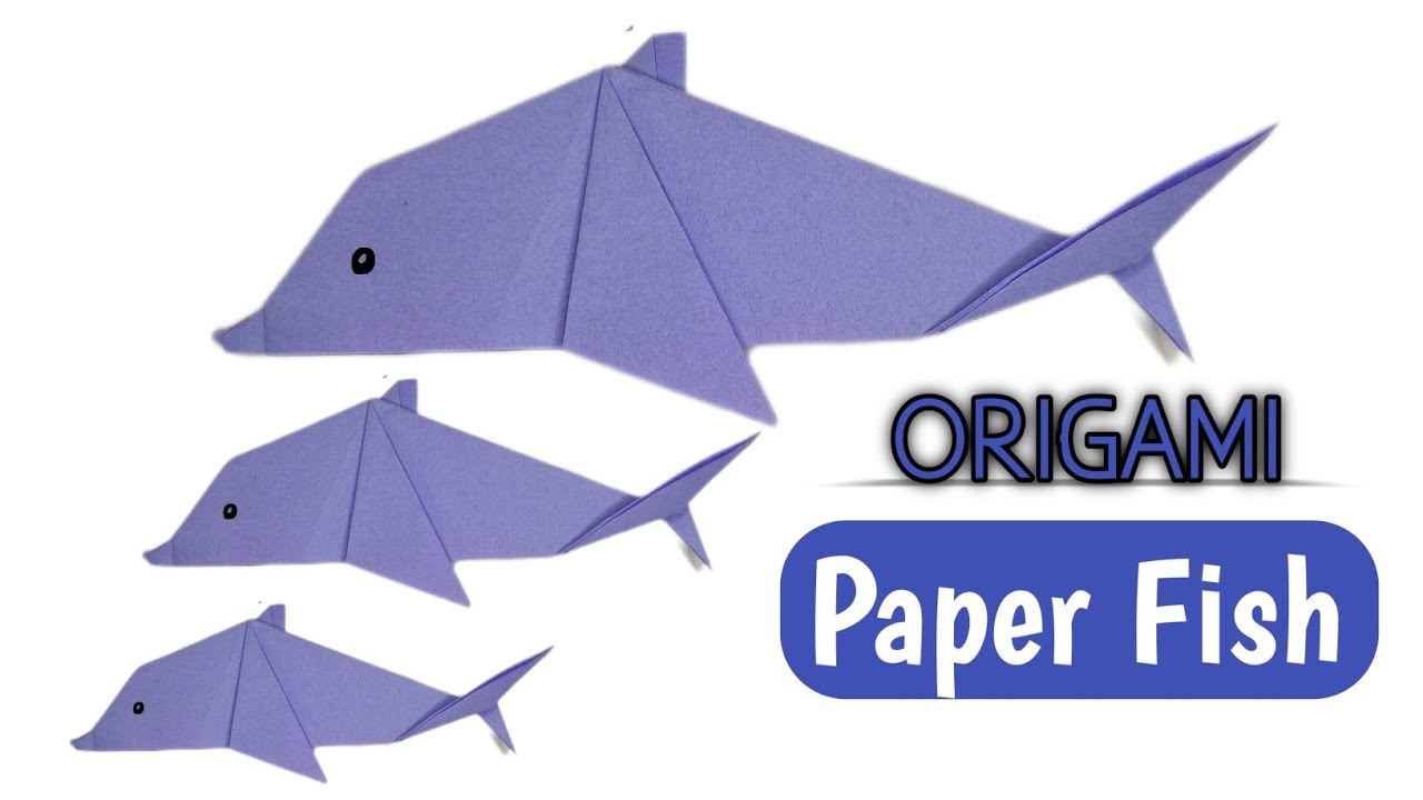 Origami Paper Fish | Origami Fish Tutorial | How to make Paper Fish Easily at Home.