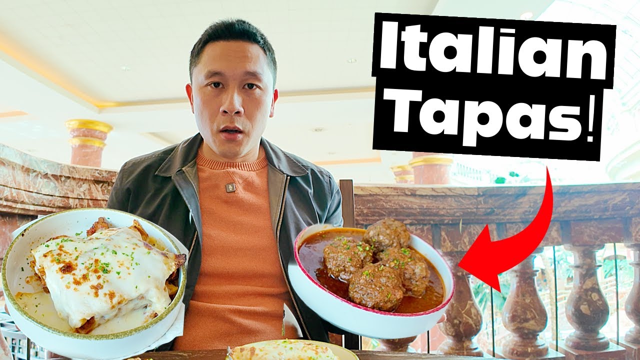 FIRST TIME trying 'Italian Tapas' - I was Surprised!