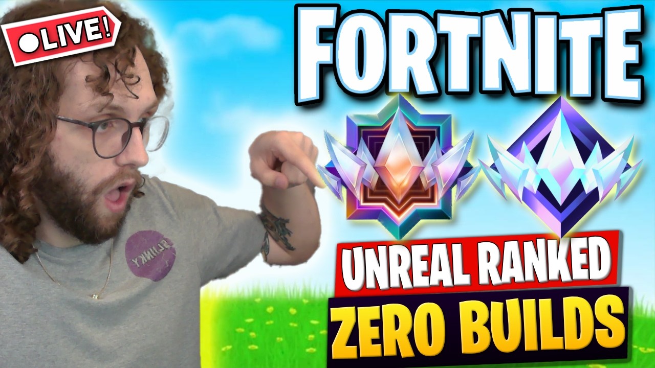 LIVE🔴UNREAL LEGEND Grinding - NEW Fortnite Season - High Elimination Zero Builds