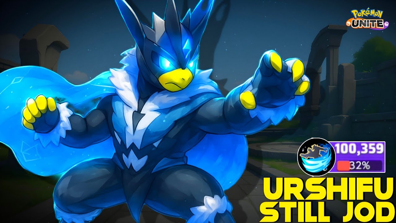 WATER BEAR URSHIFU IS STILL OP WITH CDR EMBLEMS 😉 | POKEMON UNITE  