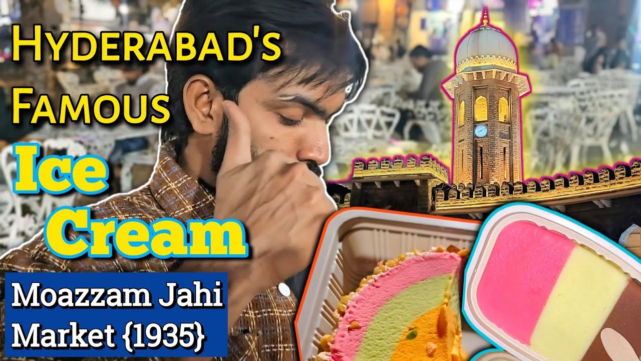 Hyderabad ka Famous Moazzam Jahi Market ki Famous Ice Cream 🍨 | Must Try 😋 | #Vlog120 