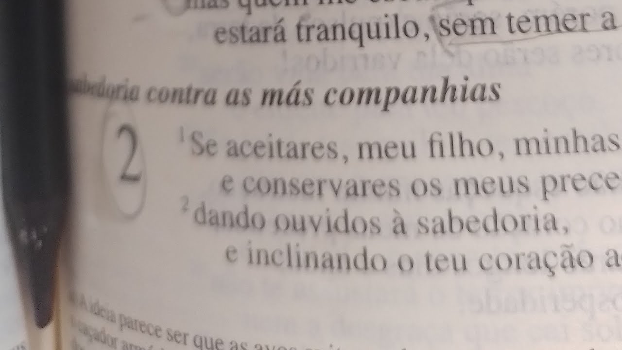 Estudo PROVÉRBIOS - Cap2. - Cristão Herege está ao vivo!