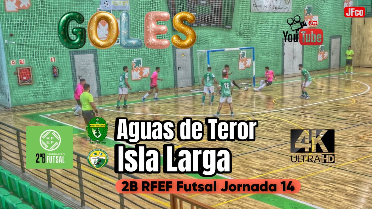🔴Los Álamos-El Pino Aguas de Teror 🆚 Isla Larga [4-5]⚽️Goles 🏆2B RFEF Futsal ℹ️Jornada 14 🖥️4K