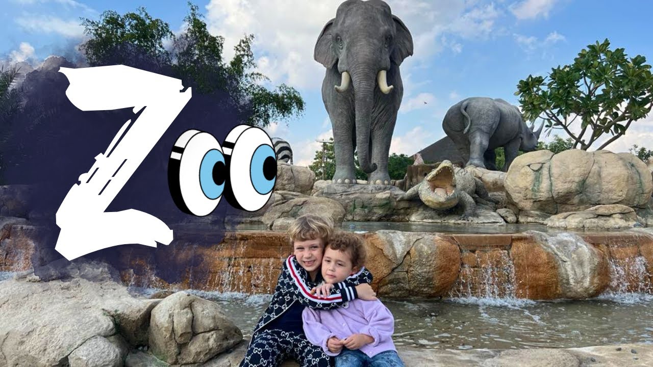 Haydar and Freya Dubai Safari Park Adventure