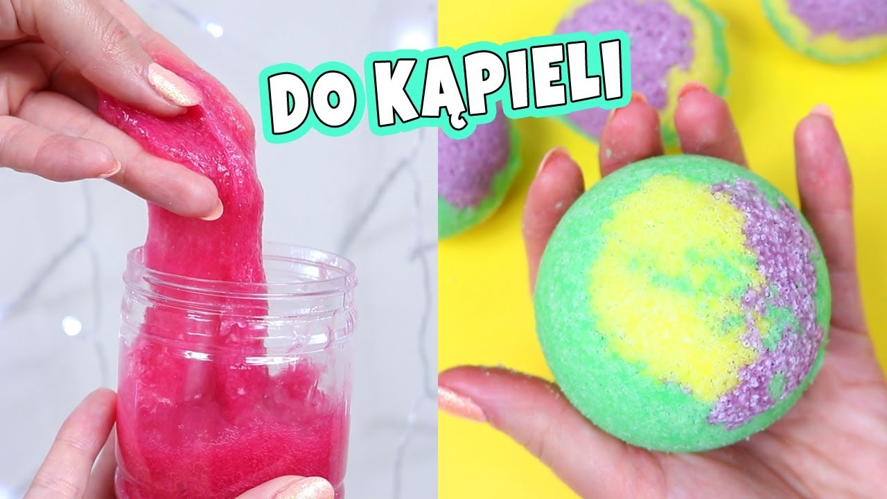 JAK ZROBIĆ MYJĄCY SLIME I ANTYSTRESOWĄ KULE MUSUJĄCĄ DO KĄPIELI!