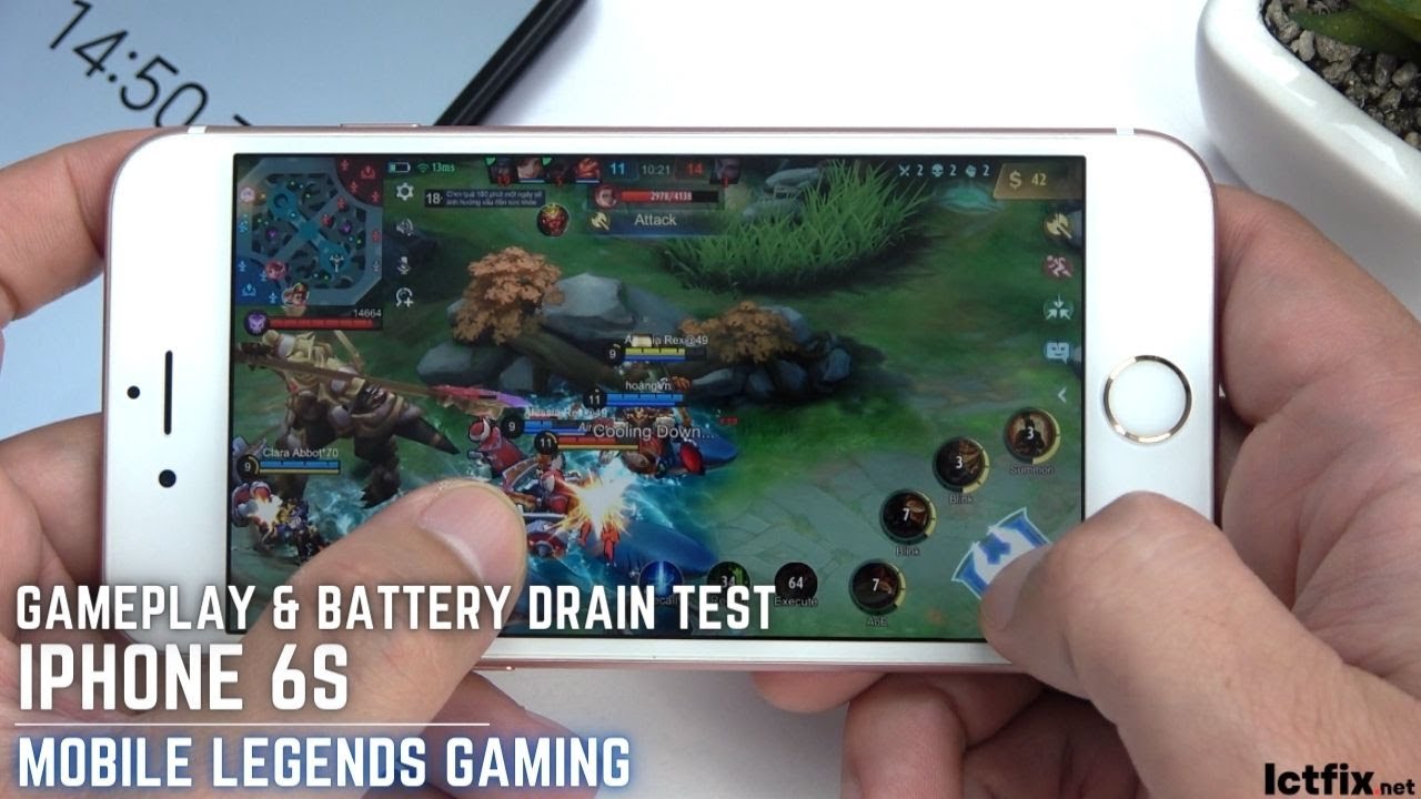 iPhone 6s Mobile Legends Gaming test | Apple A9