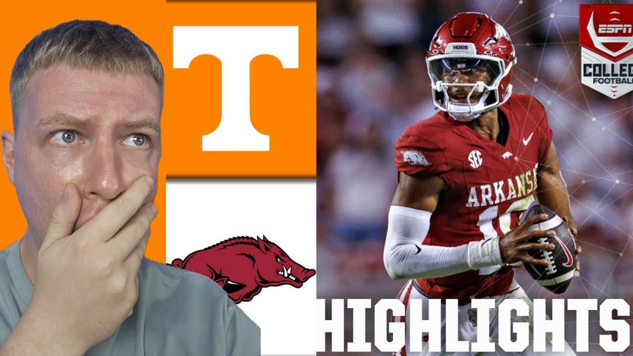 British Guy Reacts To Tennessee Volunteers vs. Arkansas Razorbacks | Full Game Highlights