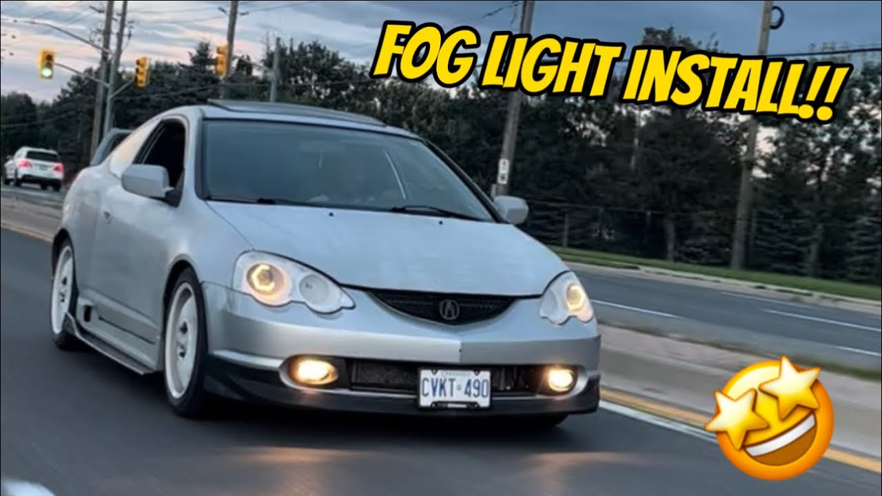 RSX Fog Lights Install!! (2002-2004)